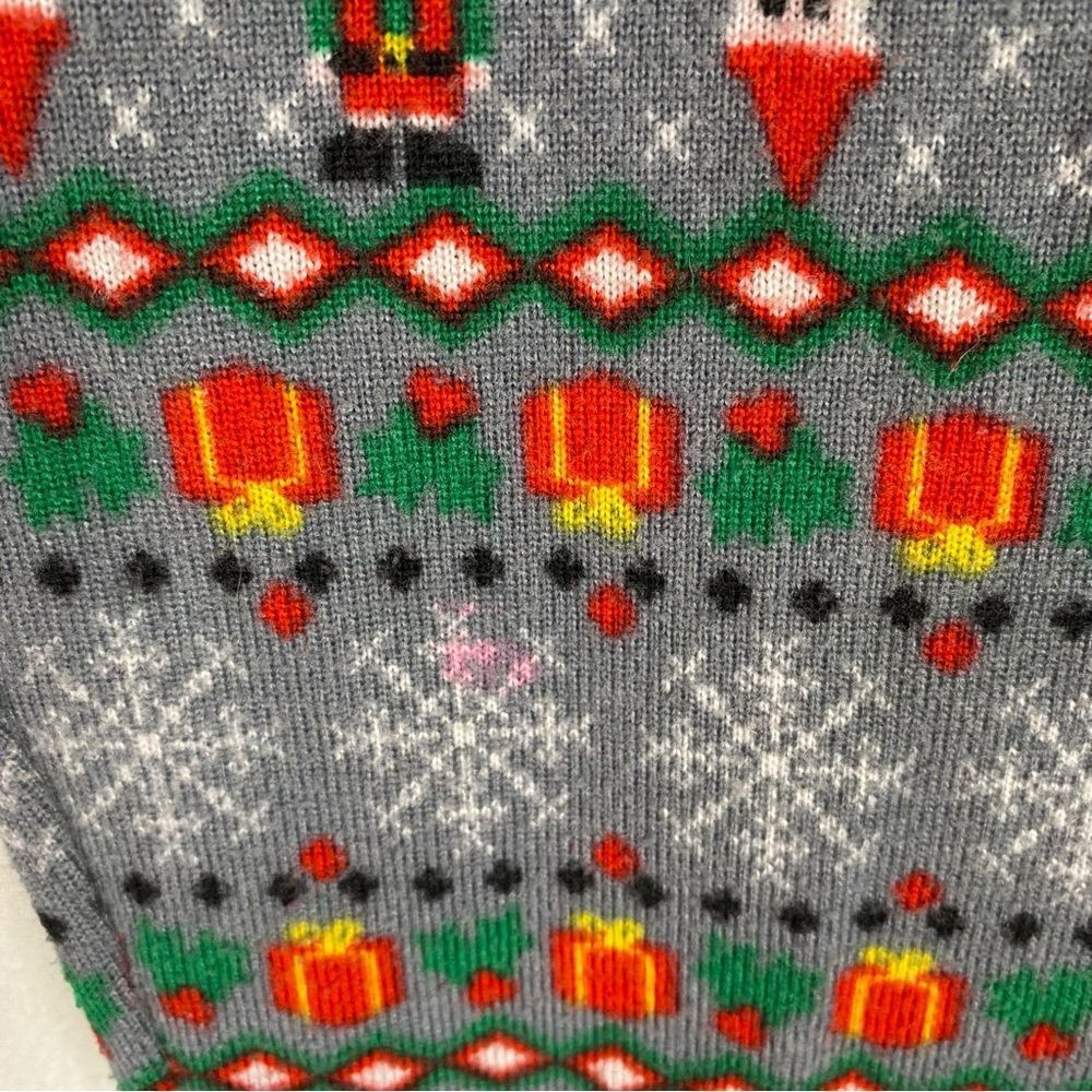 Christmas Leggings Juniors Fleece Presents Snowflakes Penguin Tree L 11-13 - Picture 5 of 10